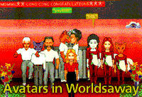 Avatars in Worldsaway